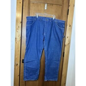 KEY Relaxed Fit Carpenter Jeans‎ Mens 50x30 Blue Denim Utility Work Pants NWT